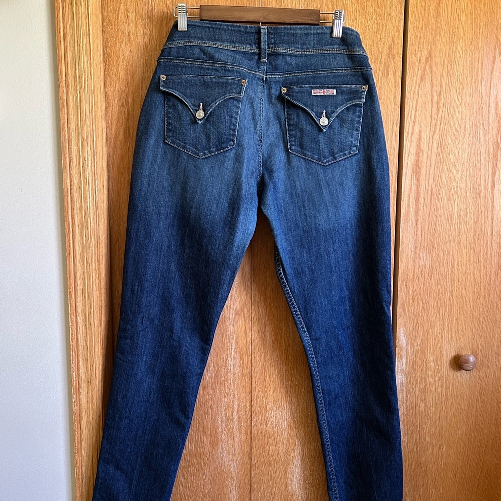 Hudson Mid- Rise Straight Leg Jeans - Picture 2 of 7
